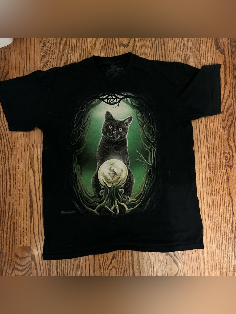 The Mountain Graphic Tshirt Cat Witch Crystal Ball 2018 Halloween Spooky